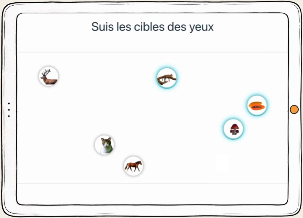 Capture d’écran d’un exercice du domaine Visuo-spatial.